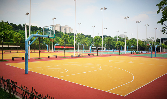 篮球架篮球场厂家开元体育